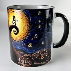 Starry Night Before Christmas Coffee Cup Mug Multicolor Halloween Collectible